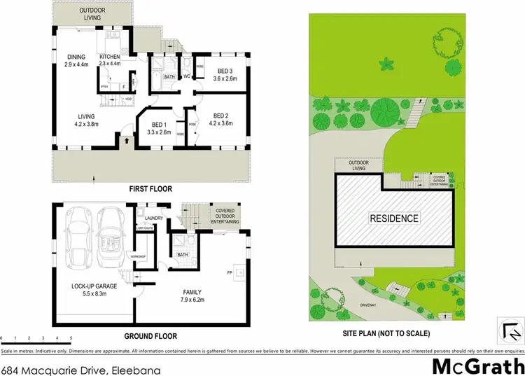 Floorplan of Homely house listing, 684 Macquarie Drive, Eleebana NSW 2282