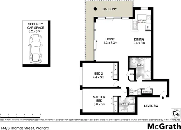 Floorplan of Homely apartment listing, 144/8 Thomas Street, Waitara NSW 2077