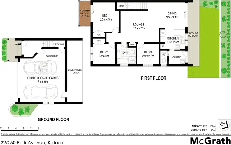 Floorplan of Homely apartment listing, 22/250 Park Avenue, Kotara NSW 2289