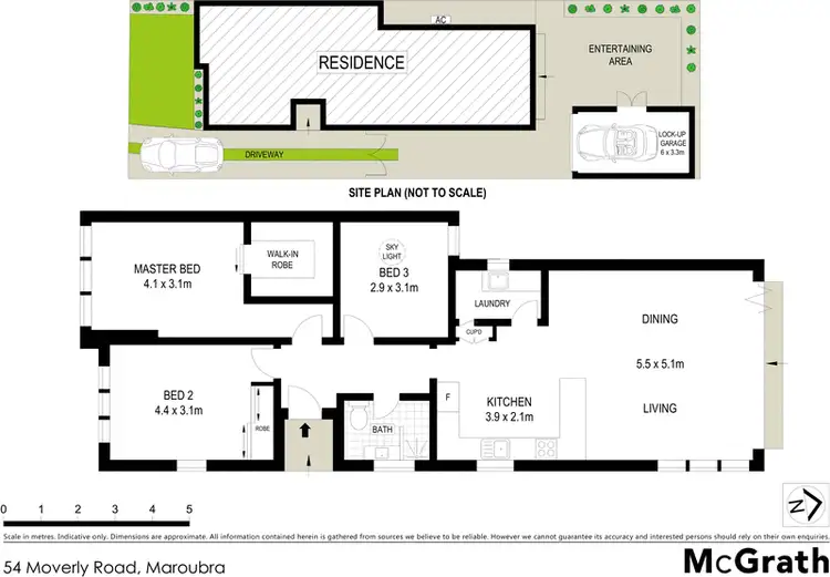 Floorplan of Homely house listing, 54 Moverly Road, Maroubra NSW 2035