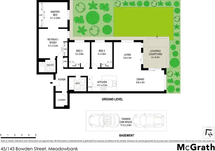 Floorplan of Homely apartment listing, 45/143 Bowden Street, Meadowbank NSW 2114