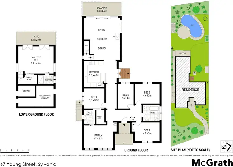 Floorplan of Homely house listing, 67 Young Street, Sylvania NSW 2224