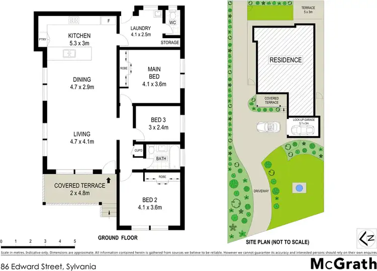 Floorplan of Homely house listing, 86 Edward Street, Sylvania NSW 2224