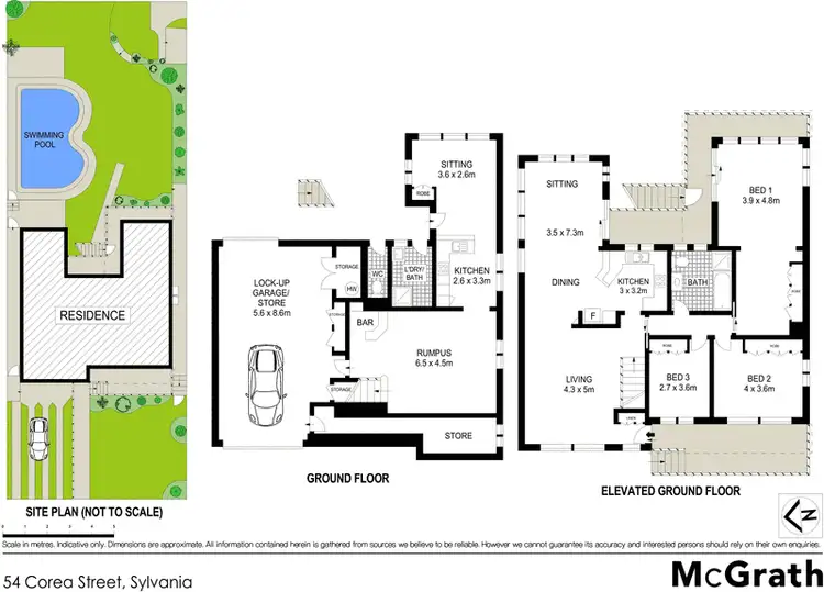 Floorplan of Homely house listing, 54 Corea Street, Sylvania NSW 2224