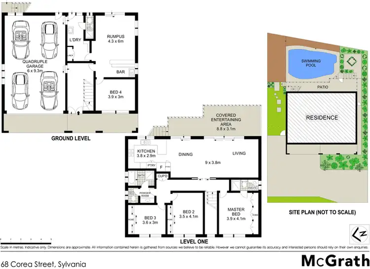 Floorplan of Homely house listing, 68 Corea Street, Sylvania NSW 2224