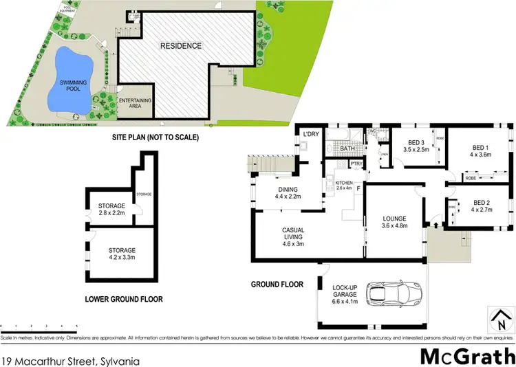 Floorplan of Homely house listing, 19 Macarthur Street, Sylvania NSW 2224