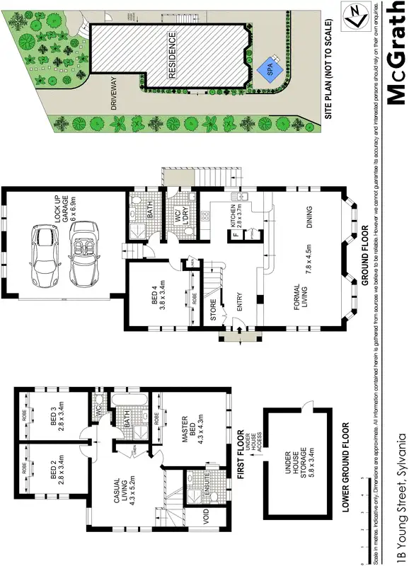 Floorplan of Homely house listing, 1B Young Street, Sylvania NSW 2224
