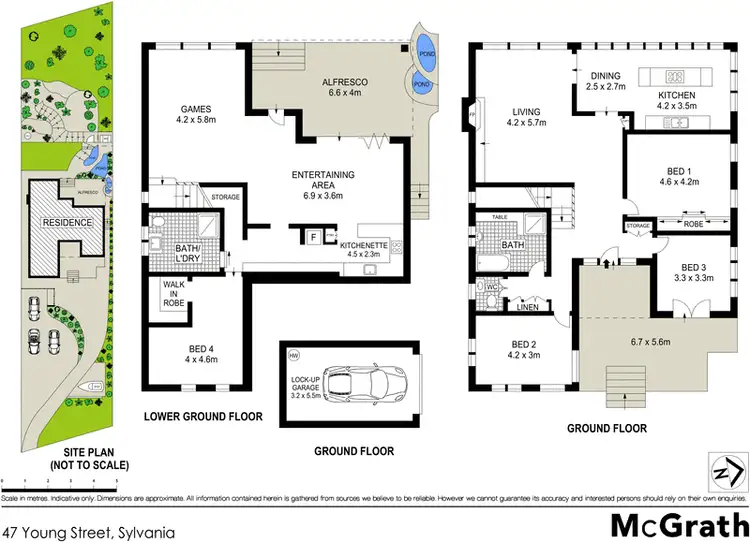Floorplan of Homely house listing, 47 Young Street, Sylvania NSW 2224