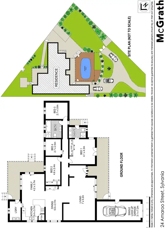 Floorplan of Homely house listing, 24 Amaroo Street, Sylvania NSW 2224