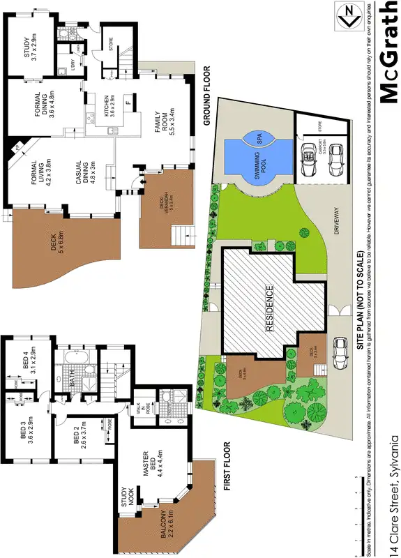 Floorplan of Homely house listing, 14 Clare Street, Sylvania NSW 2224