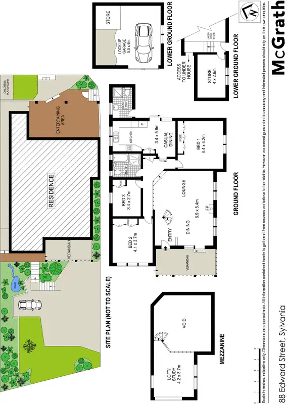 Floorplan of Homely house listing, 88 Edward Street, Sylvania NSW 2224