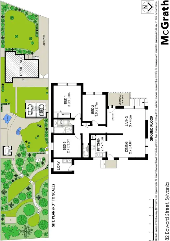 Floorplan of Homely house listing, 82 Edward Street, Sylvania NSW 2224