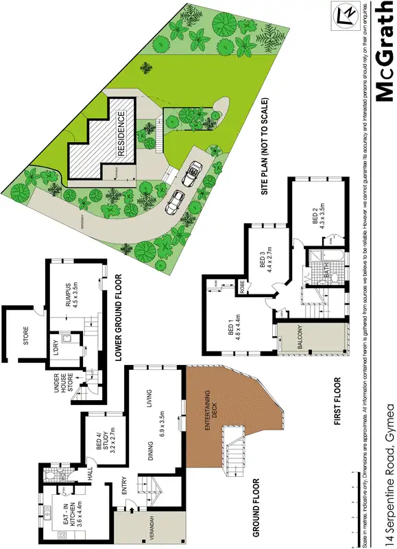 Floorplan of Homely house listing, 14 Serpentine Road, Gymea NSW 2227