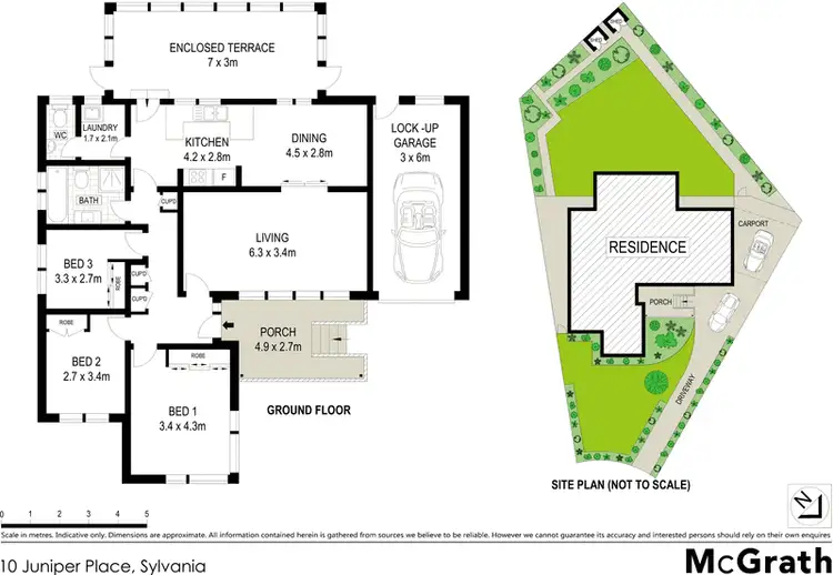 Floorplan of Homely house listing, 10 Juniper Place, Sylvania NSW 2224