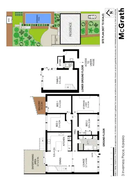 Floorplan of Homely house listing, 3 Inverness Place, Kareela NSW 2232