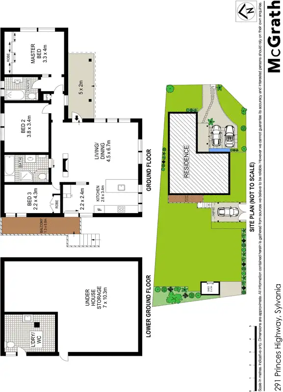 Floorplan of Homely house listing, 291 Princes Highway, Sylvania NSW 2224