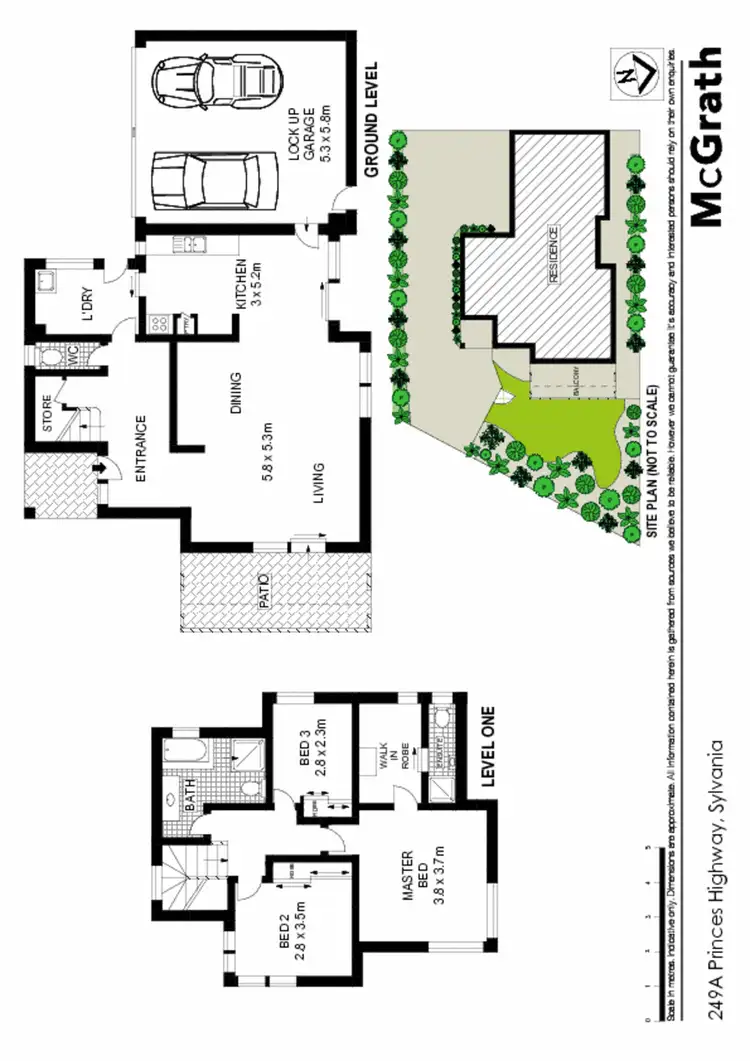 Floorplan of Homely apartment listing, 249A Princes Highway, Sylvania NSW 2224