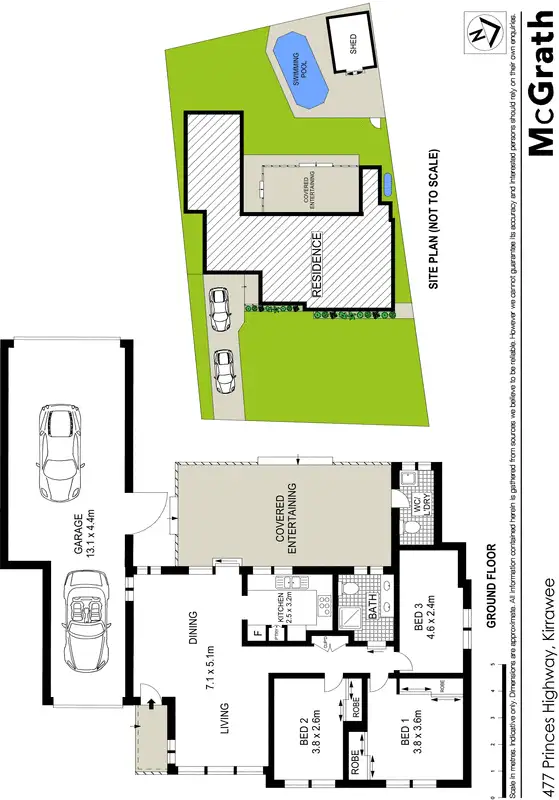 Floorplan of Homely house listing, 477 Princes Highway, Kirrawee NSW 2232
