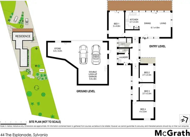 Floorplan of Homely house listing, 44 The Esplanade, Sylvania NSW 2224