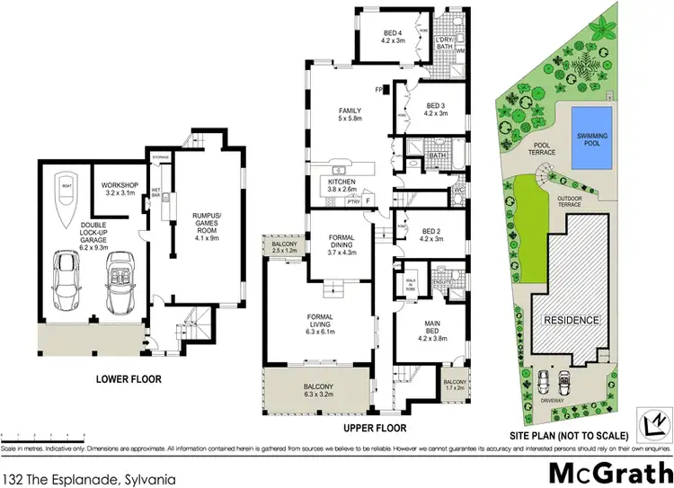 Floorplan of Homely house listing, 132 The Esplanade, Sylvania NSW 2224
