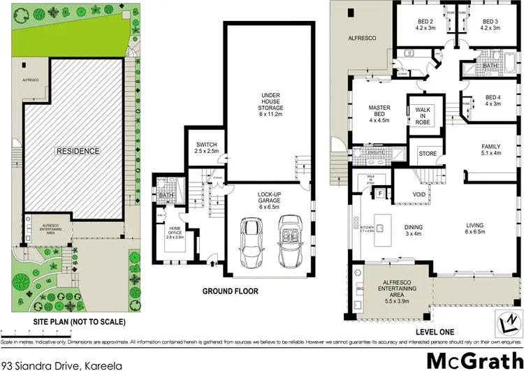 Floorplan of Homely house listing, 93 Siandra Drive, Kareela NSW 2232