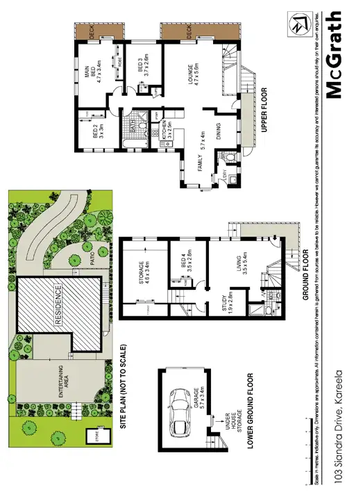 Floorplan of Homely house listing, 103 Siandra Drive, Kareela NSW 2232