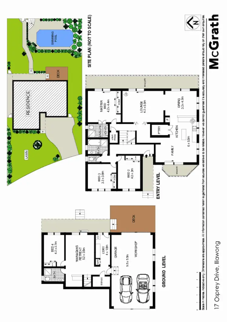 Floorplan of Homely house listing, 17 Osprey Drive, Illawong NSW 2234