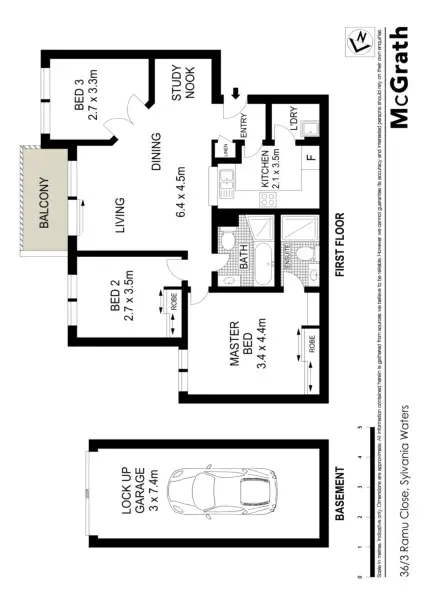 Floorplan of Homely apartment listing, 36/3 Ramu Close, Sylvania Waters NSW 2224
