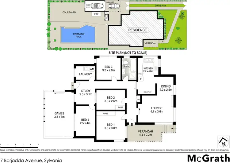 Floorplan of Homely house listing, 7 Barjadda Avenue, Sylvania NSW 2224