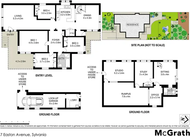 Floorplan of Homely house listing, 7 Easton Avenue, Sylvania NSW 2224