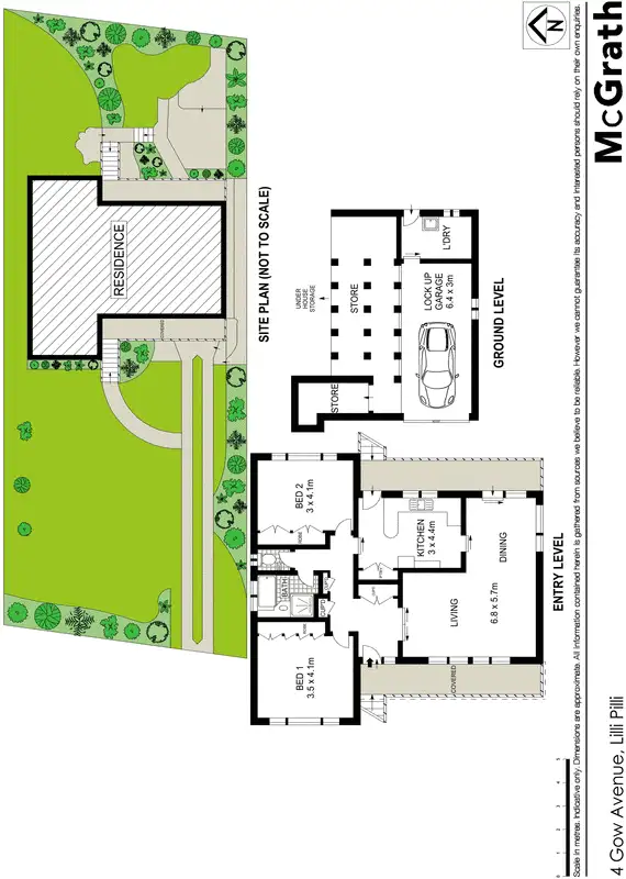 Floorplan of Homely house listing, 4 Gow Avenue, Lilli Pilli NSW 2229