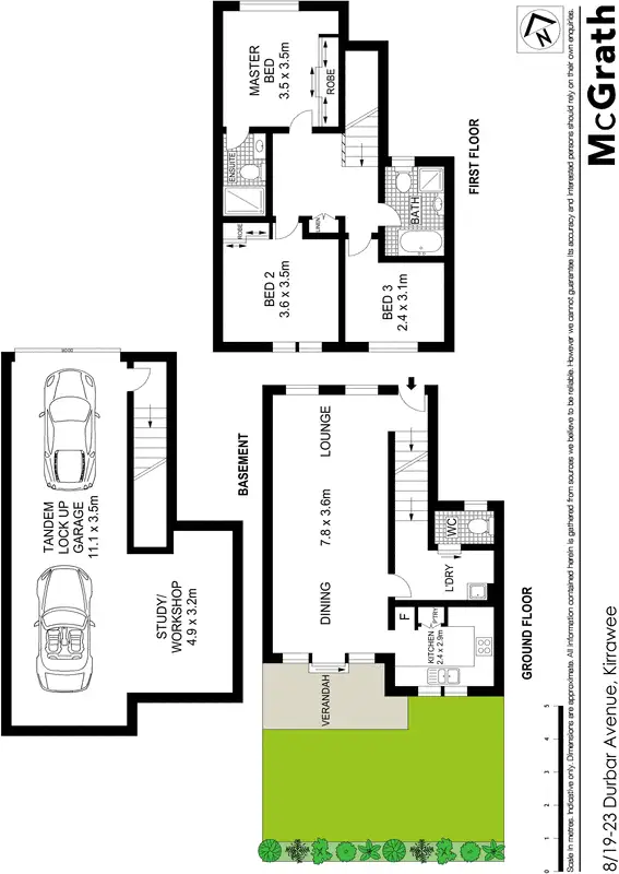 Floorplan of Homely townhouse listing, 8/19 Durbar Avenue, Kirrawee NSW 2232