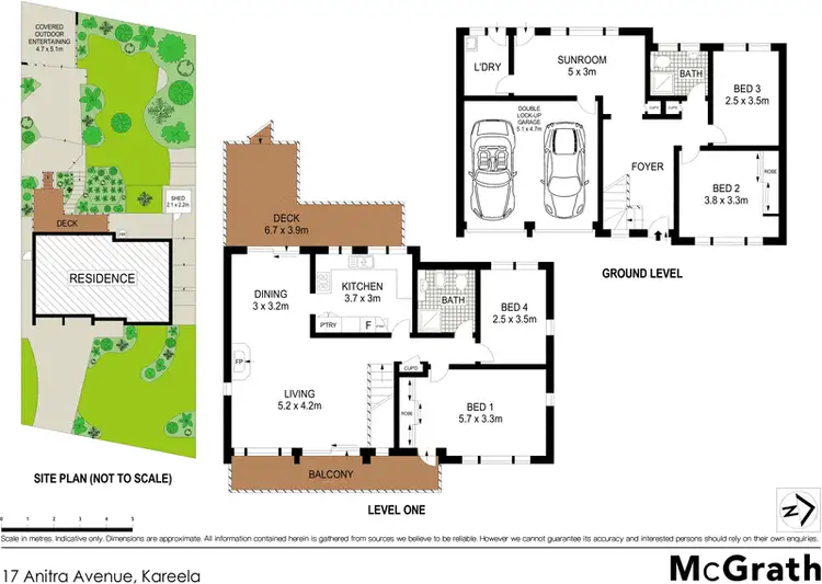 Floorplan of Homely house listing, 17 Anitra Avenue, Kareela NSW 2232