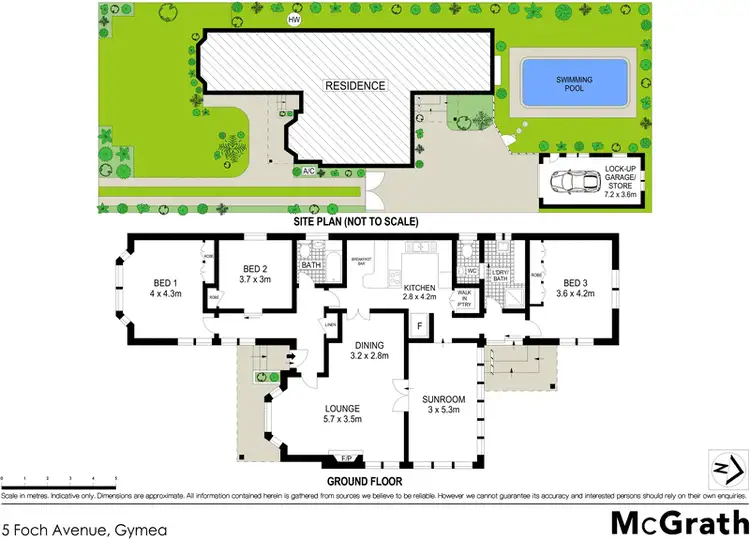 Floorplan of Homely house listing, 5 Foch Avenue, Gymea NSW 2227