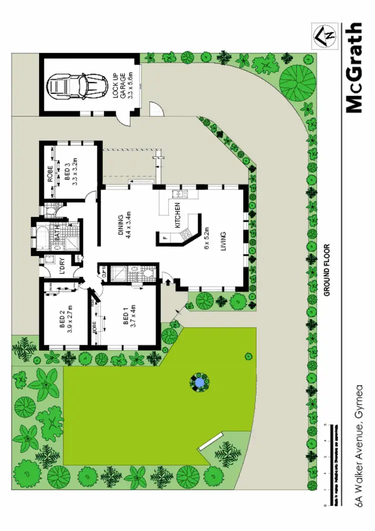 Floorplan of Homely townhouse listing, 6A Walker Avenue, Gymea NSW 2227