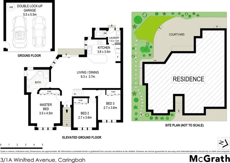 Floorplan of Homely townhouse listing, 3/1A Winifred Avenue, Caringbah NSW 2229