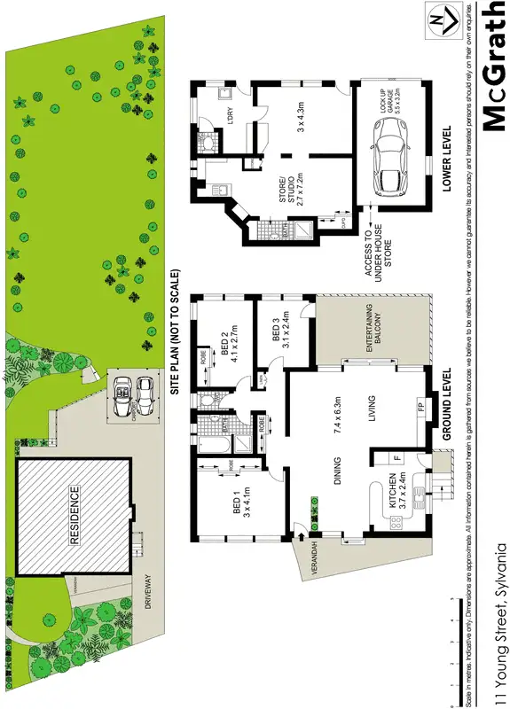 Floorplan of Homely house listing, 11 Young Street, Sylvania NSW 2224