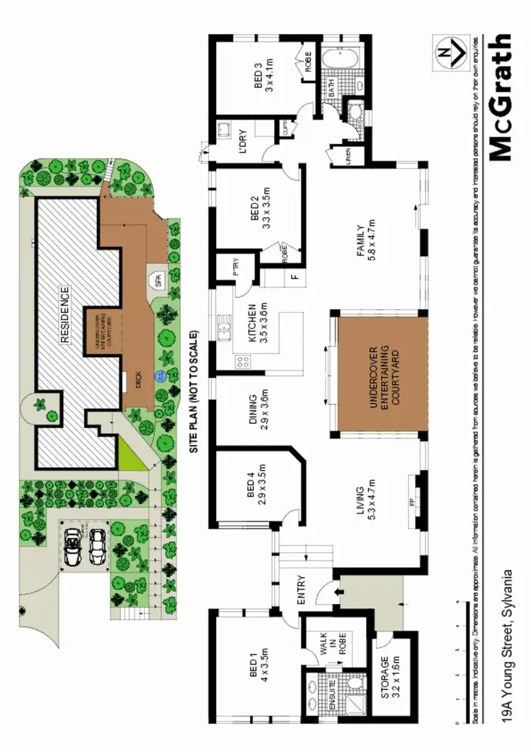Floorplan of Homely house listing, 19A Young Street, Sylvania NSW 2224