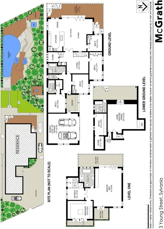 Floorplan of Homely house listing, 3 Young Street, Sylvania NSW 2224