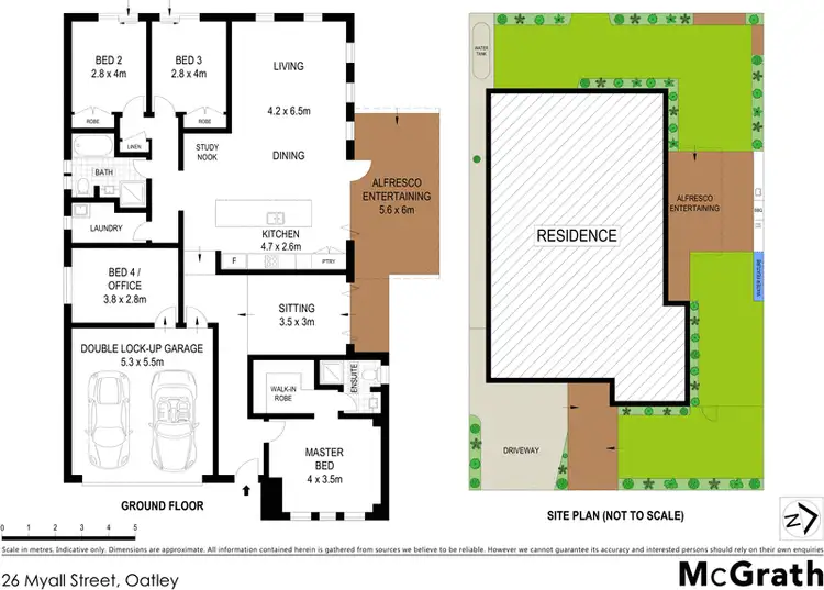 Floorplan of Homely house listing, 26 Myall Street, Oatley NSW 2223