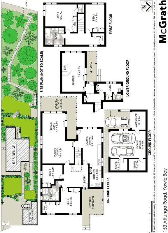 Floorplan of Homely house listing, 153 Attunga Road, Yowie Bay NSW 2228