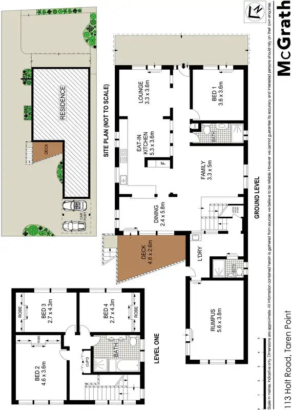 Floorplan of Homely house listing, 113 Holt Road, Taren Point NSW 2229
