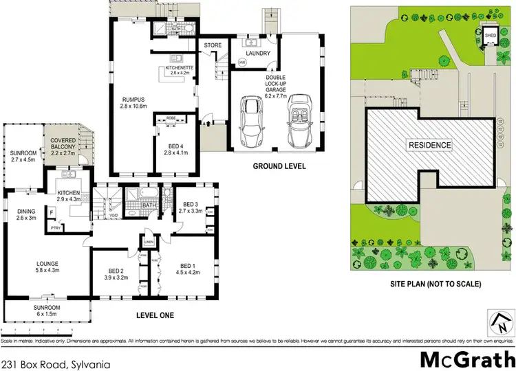 Floorplan of Homely house listing, 231 Box Road, Sylvania NSW 2224