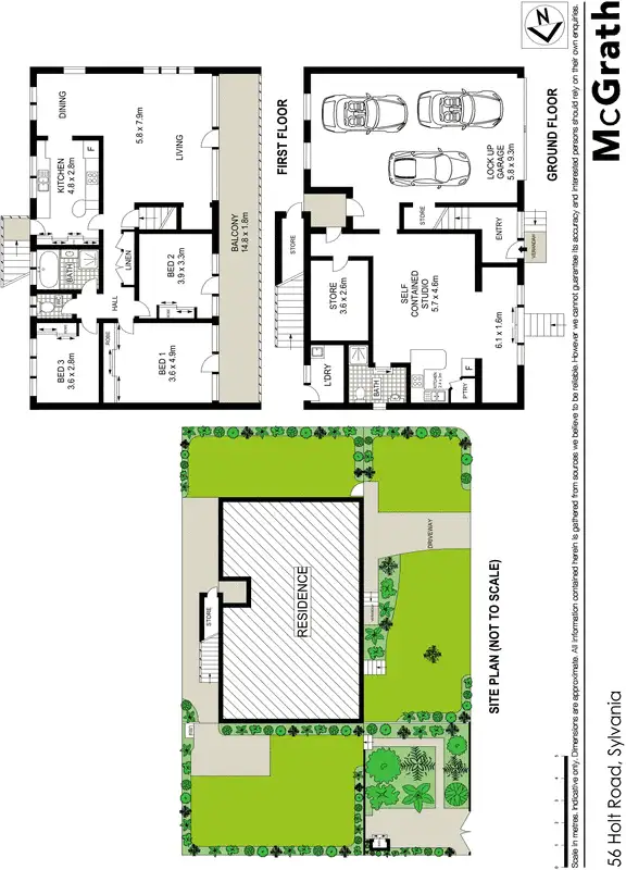 Floorplan of Homely house listing, 56 Holt Road, Sylvania NSW 2224