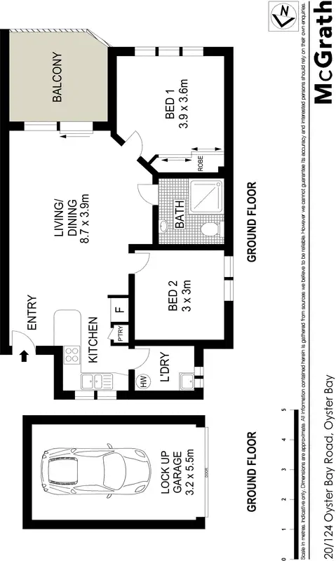 Floorplan of Homely townhouse listing, 20/124 Oyster Bay Road, Oyster Bay NSW 2225