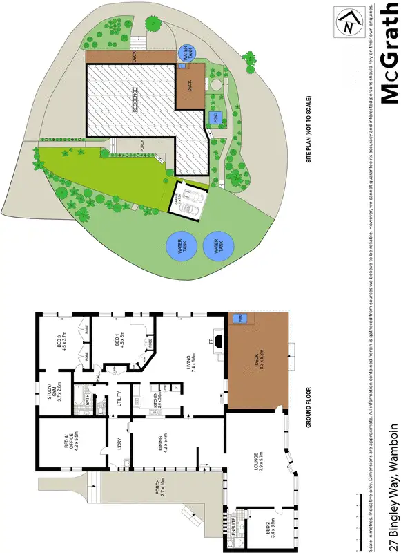 Floorplan of Homely rural property listing, 27 Bingley Way, Wamboin NSW 2620