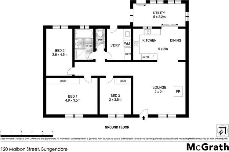Floorplan of Homely house listing, 120 Malbon Street, Bungendore NSW 2621