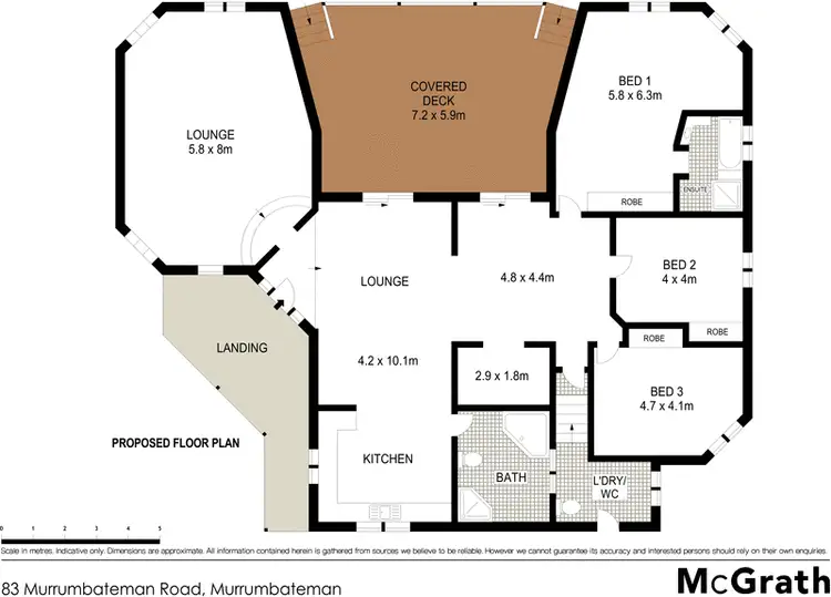 Floorplan of Homely rural property listing, 83 Murrumbateman Road, Murrumbateman NSW 2582