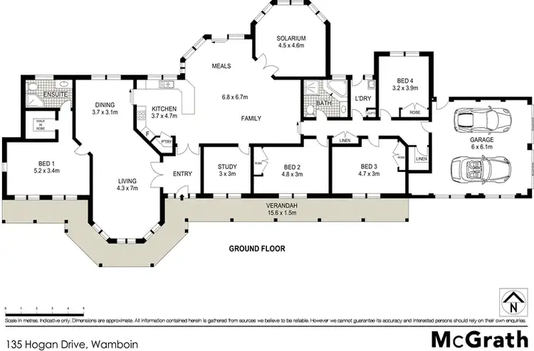 Floorplan of Homely rural property listing, 135 Hogan Drive, Wamboin NSW 2620