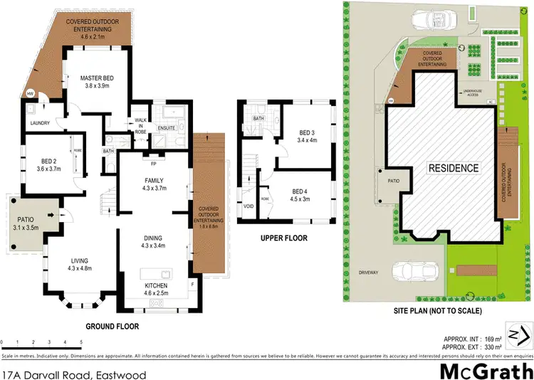 Floorplan of Homely house listing, 17A Darvall Road, Eastwood NSW 2122